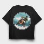 Snowrider Adventure, Tricou Oversize Barbati (Unisex)