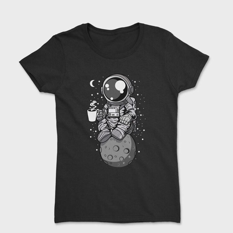 Space Coffee Astronaut, Tricou Femei