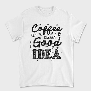 Coffee Good Idea, Tricou Barbati (Unisex)