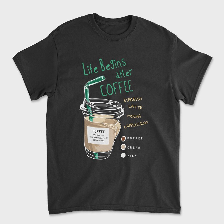Coffee Good Morning, Tricou Barbati (Unisex)