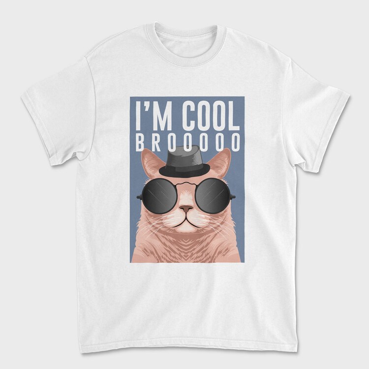 Cool Cat Bro, Tricou Barbati (Unisex)