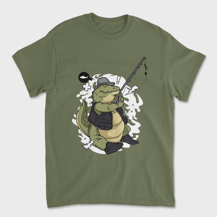 Crocodile Fishing Buddy, Tricou Barbati (Unisex)