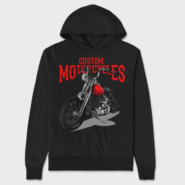 Custom Chopper Ride, Hanorac Oversize Barbati (Unisex)