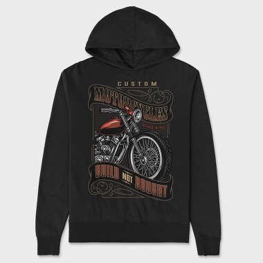 Custom Motorcycles Build Not Bought, Hanorac Oversize Barbati (Unisex)