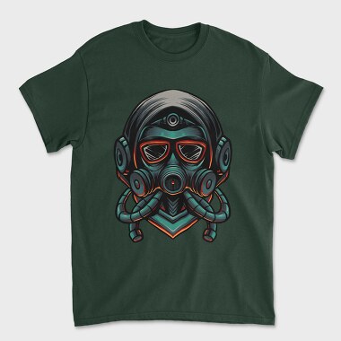Cyberpunk Gasmask, Tricou Barbati (Unisex)