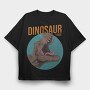 Dino Roar T Rex, Tricou Oversize Barbati (Unisex)