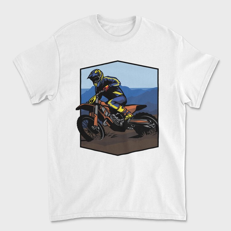 Dirt Bike Rider, Tricou Barbati (Unisex)