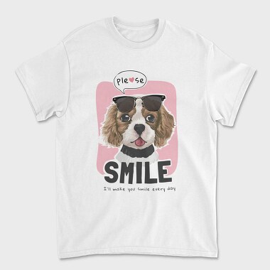 Doggy Smile, Tricou Barbati (Unisex)