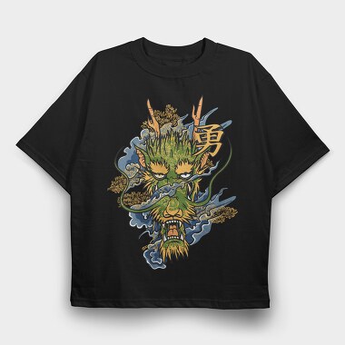 Dragon Roar Courage, Tricou Oversize Barbati (Unisex)