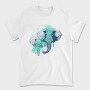 Elephant Spirit Circle, Tricou Barbati (Unisex)
