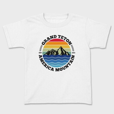 Grand Teton Mountain, Tricou Copii