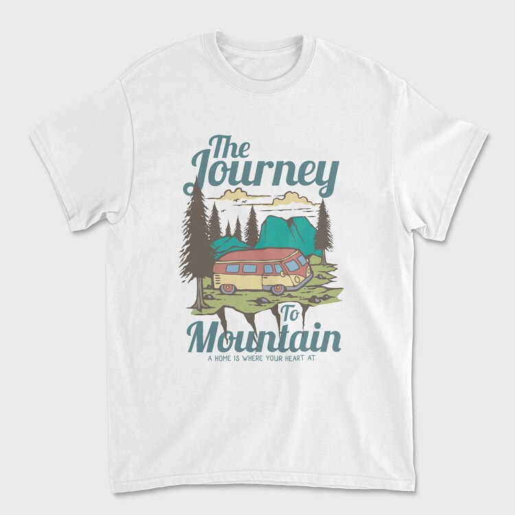 Journey To The Mountain, Tricou Barbati (Unisex)