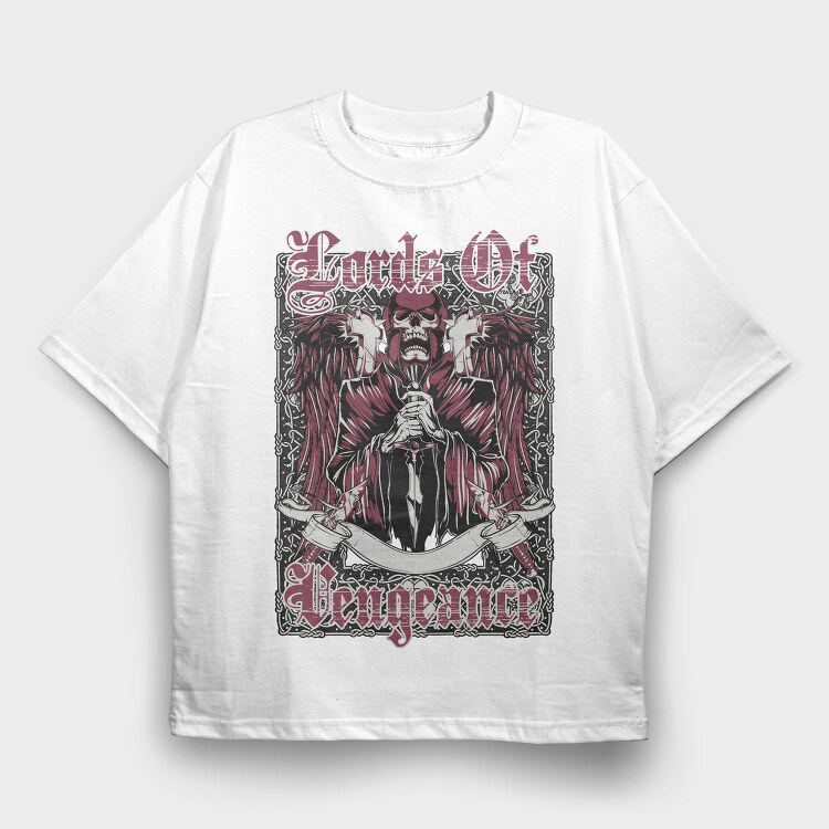 Lords Of Vengeance, Tricou Oversize Barbati (Unisex)