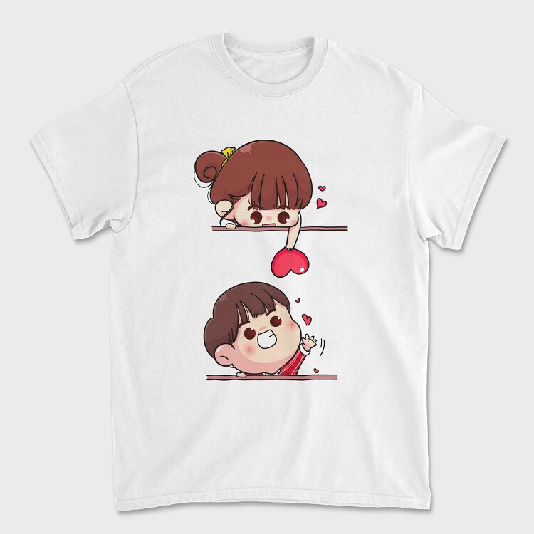 Love Girl Heart, Tricou Barbati (Unisex)