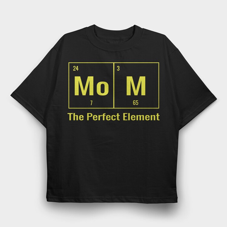 Mo Mom Element, Tricou Oversize Barbati (Unisex)