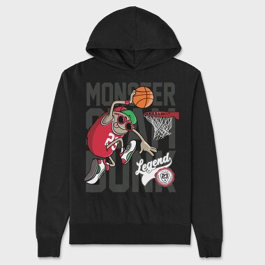 Monster Slam Legend, Hanorac Oversize Barbati (Unisex)