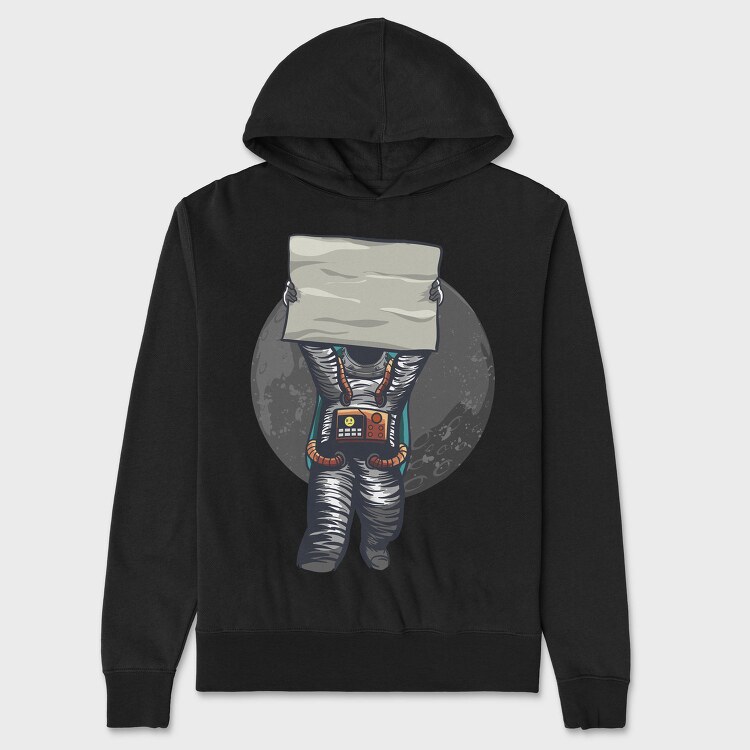 Space Explorer Sign, Hanorac Oversize Barbati (Unisex)