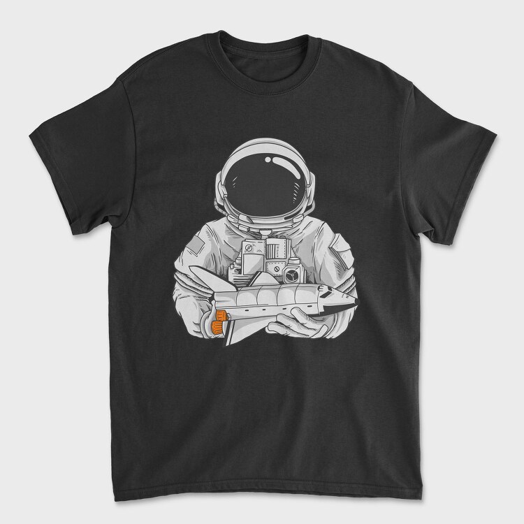 Space Mission Rocket, Tricou Barbati (Unisex)