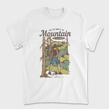 Mountain Backpacker, Tricou Barbati (Unisex)