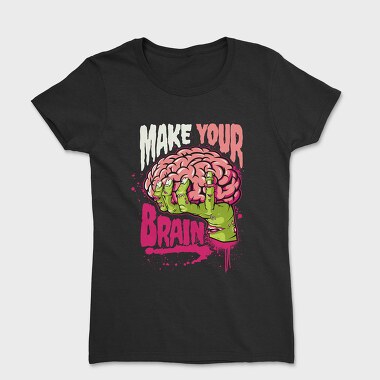 Zombie Brain Grab, Tricou Femei