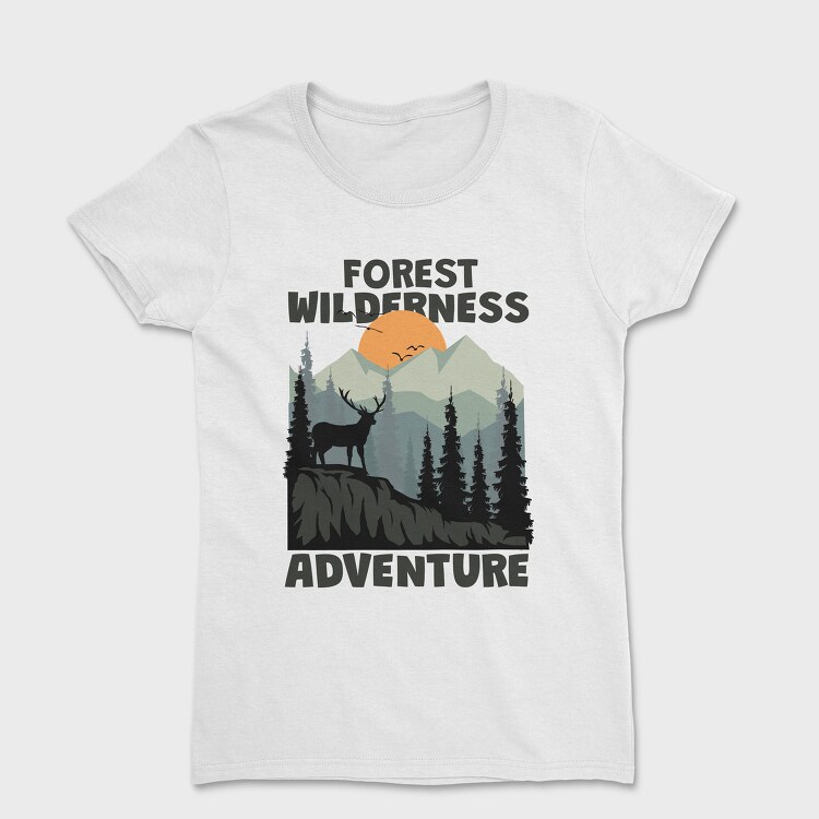 Forest Wilderness Adventure, Tricou Femei