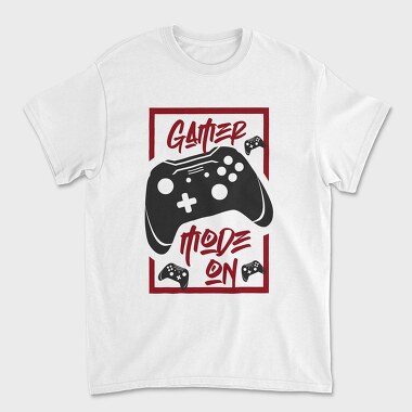 Gamer Mode On, Tricou Barbati (Unisex)