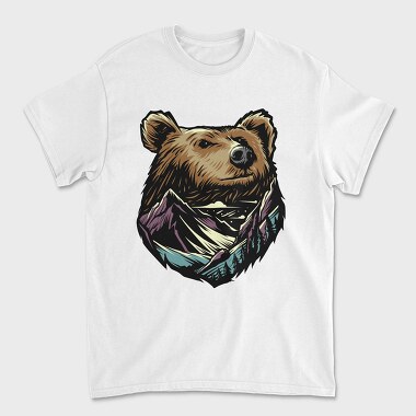 Mountain Bear, Tricou Barbati (Unisex)
