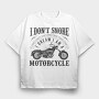 Motorcycle Dreams Snore, Tricou Oversize Barbati (Unisex)