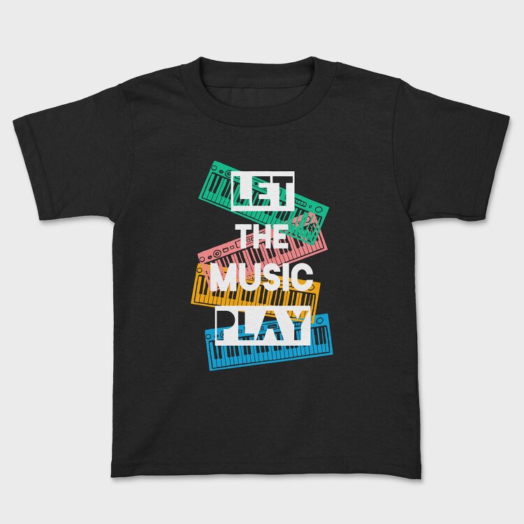 Music Keys Stack, Tricou Copii