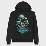 Mystic Mushroom Glow, Hanorac Oversize Barbati (Unisex)