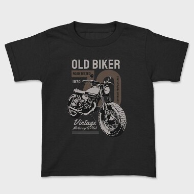 Old Biker Road Tested, Tricou Copii