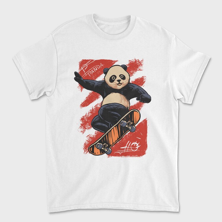 Panda Skateboarding, Tricou Barbati (Unisex)