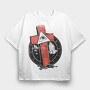 Rebel Eye Prayer, Tricou Oversize Barbati (Unisex)