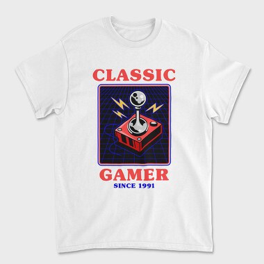Retro Gaming Classic, Tricou Barbati (Unisex)