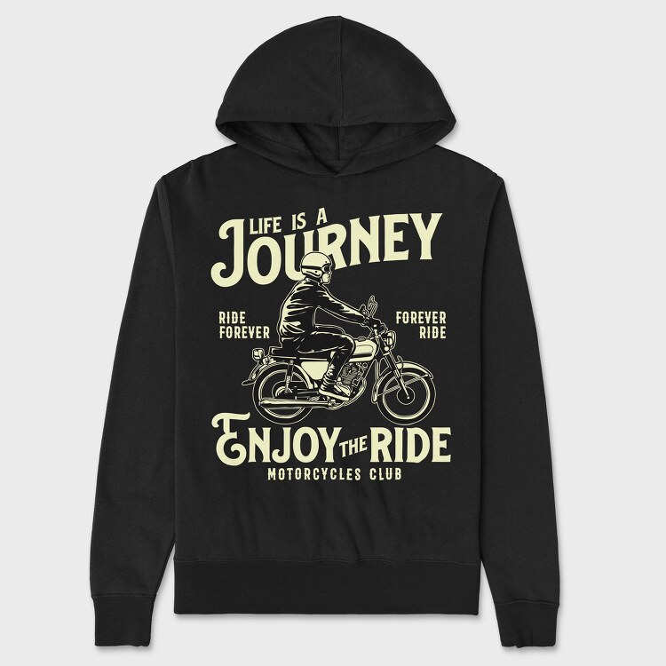 Ride Forever Journey, Hanorac Oversize Barbati (Unisex)