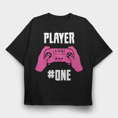 Pink Thunder Game, Tricou Oversize Barbati (Unisex)