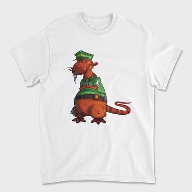 Police Pug Patrol, Tricou Barbati (Unisex)