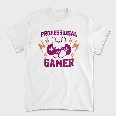 Professional Gamer Controller, Tricou Barbati (Unisex)