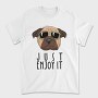Pug Cool Vibes, Tricou Barbati (Unisex)