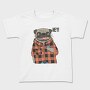Pug Hey Plaid, Tricou Copii