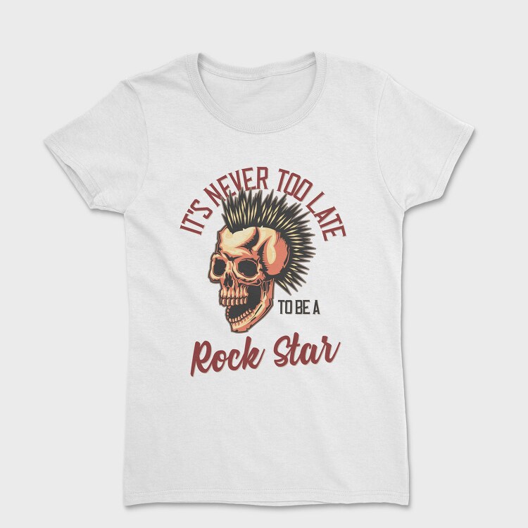 Punk Skull Rockstar, Tricou Femei