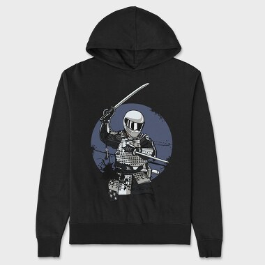 Samurai Knight, Hanorac Oversize Barbati (Unisex)