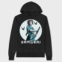 Samurai Warrior 1, Hanorac Oversize Barbati (Unisex)