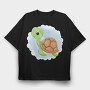 Sea Turtle Dreams, Tricou Oversize Barbati (Unisex)