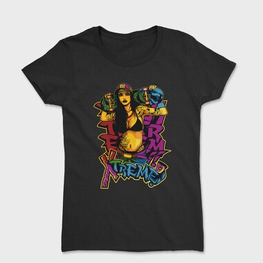 Skate Girl Tattoo, Tricou Femei