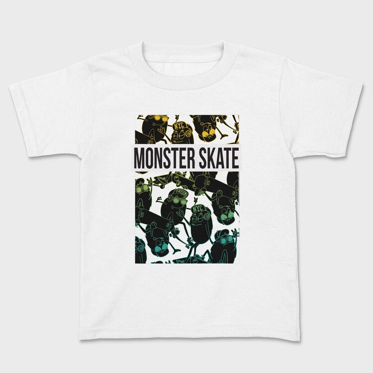 Skate Monster Nyc, Tricou Copii