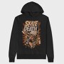 Skate Or Death, Hanorac Oversize Barbati (Unisex)