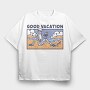 Skeleton Vacation, Tricou Oversize Barbati (Unisex)