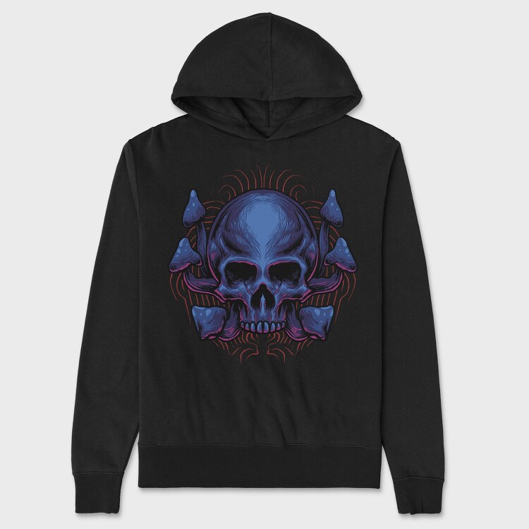 Skull Crossbones, Hanorac Oversize Barbati (Unisex)