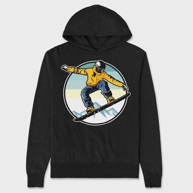 Snowboarders Edge, Hanorac Oversize Barbati (Unisex)